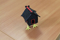 С помощью 3D ручки создали трехмерную модель
