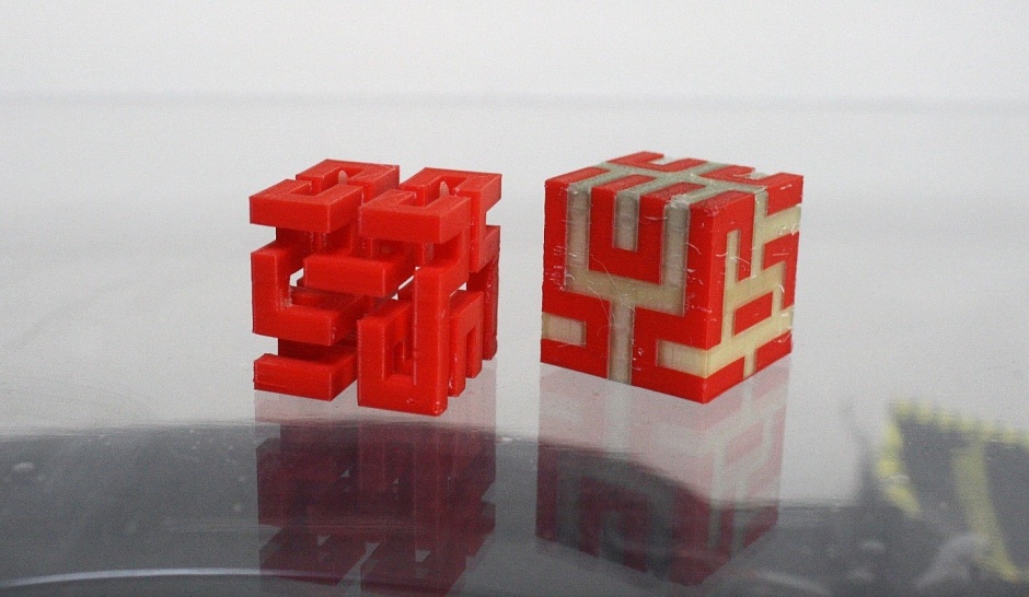 PLA-PVA тестовый кубик