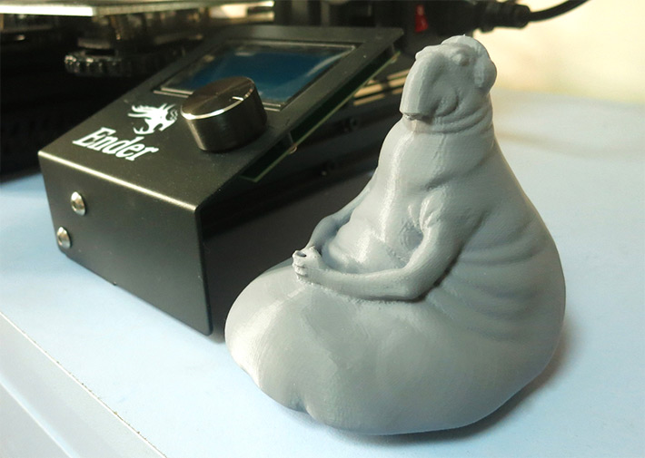 Ждун из серого PLA Esu