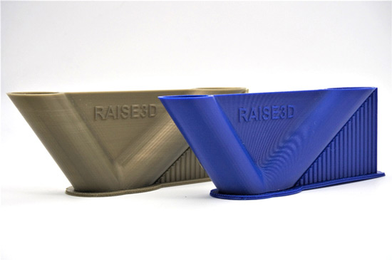 Золотой PLA и синий ABS Tiger3D