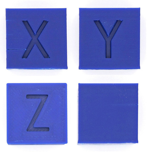 Печатные тесты Tiger3D ABS