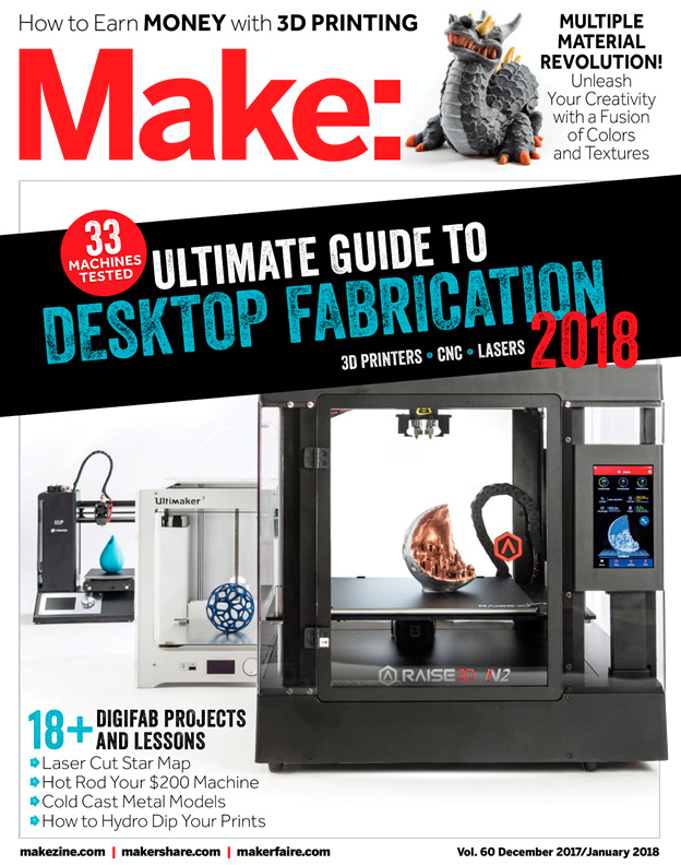 Raise3D N2 стал лидером среди 3D принтеров в ежегодном рейтинге журнала Make
