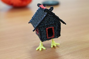 С помощью 3D ручки создали трехмерную модель!