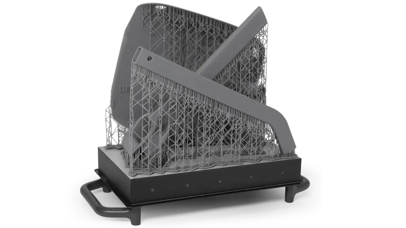 Прототип лопаты для уборки снега. Изготовлен на Formlabs Form 3L Прототип лопаты для уборки снега. Изготовлен на Formlabs Form 3L