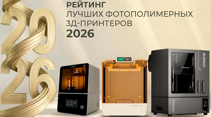 Рейтинг лучших фотополимерных 3Д-принтеров 2026 года
