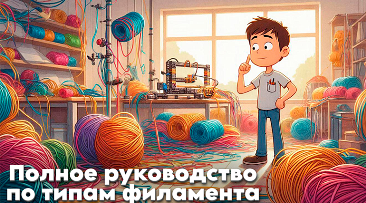 Полное руководство по типам филамента для 3Д-принтеров